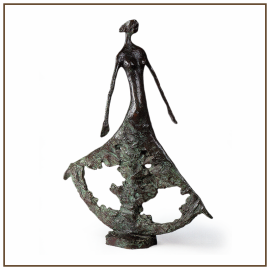 El salto 1971 Bronce 58x8,5x45 cm Colección particular.
