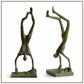 Equilibrista 1969 Resina de poliester 67x20x23 cm Colección particular.