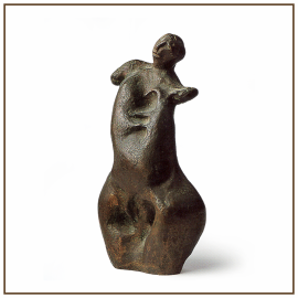 Figura 1976 Bronce 25,5x11x7 cm Colección particular.