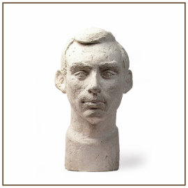 Retrato 1963 Escayola 37x19x27,5 cm. Colección particular.
