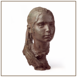 Retrato 1969 Bronce 38x25x30 cm Colección particular.