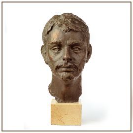 Retrato de Álvaro 1982 Bronce 35x20x24 cm Colección particular.