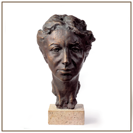 Retrato de Marta 1982 Bronce 36x24x25 cm Colección particular.