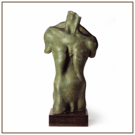 Torso 1972 Cemento patinado 60x34x14 cm Colección particular.