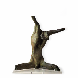 Torso 1973 Barro cocido 39x32x16,5 cm Colección particular.