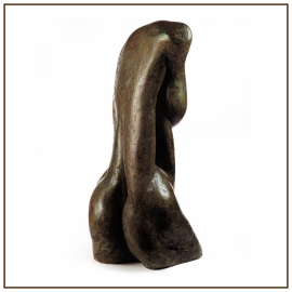 Torso 1973 Cemento patinado 60x34x29 cm Colección particular.